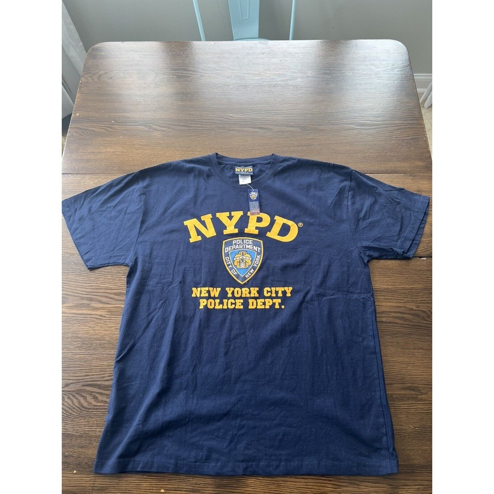 Officially Licensed Blue NYPD T-Shirt with tags Size 2XL